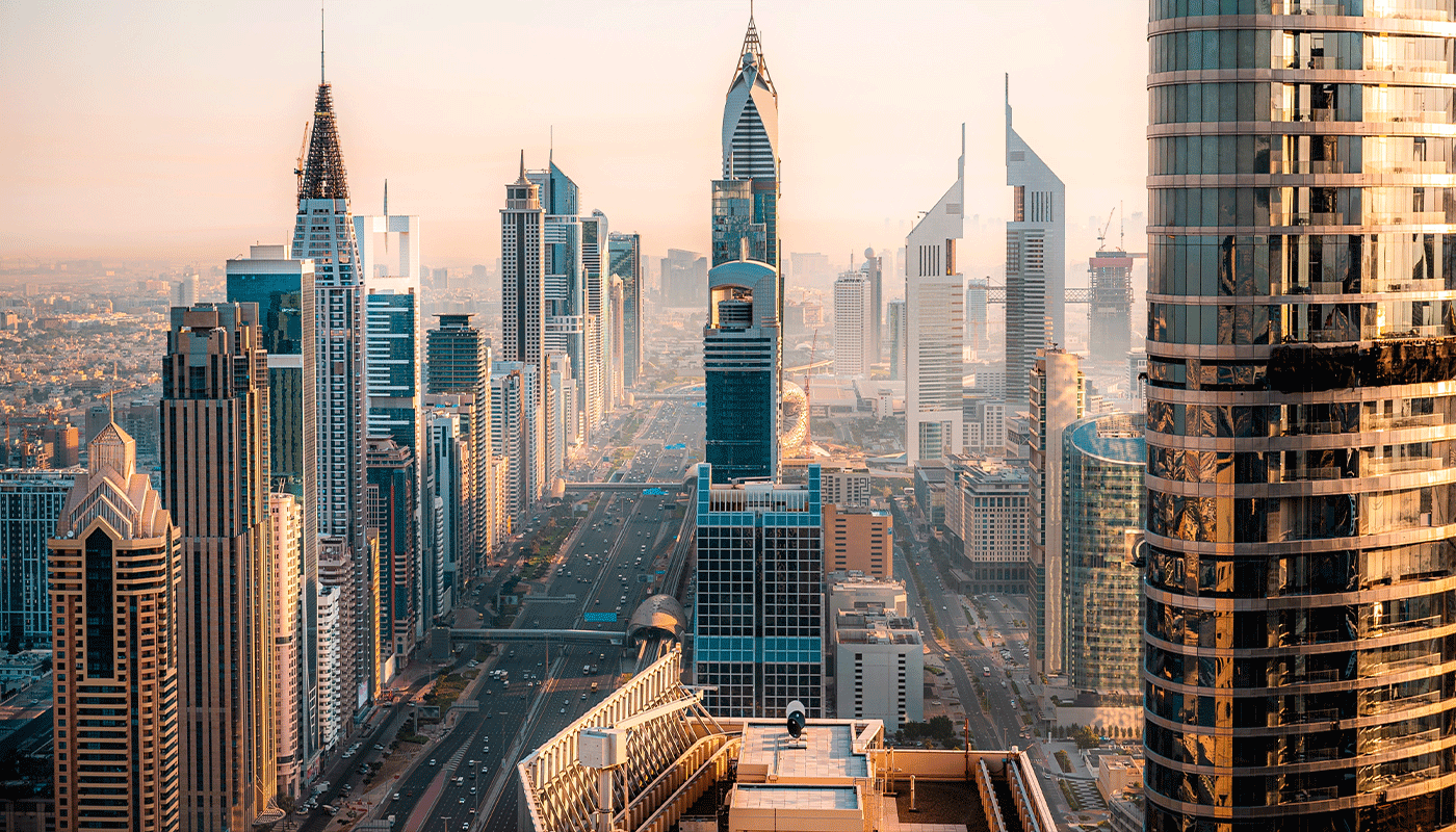 Dubai business district — DET licensed company